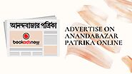 Advertise on Anandabazar Patrika Online with Bookadsnow