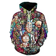 Funny Rick and Morty Characters Hoodie