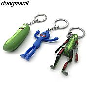 Funny Rick and Morty Characters Car Keychain