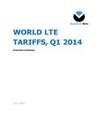 World Lte Tariffs, q1 2014