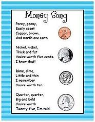 Money Song | math | Kindergarten math, Teaching money, First grade songs