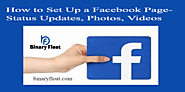 How to Set Up a Facebook Page- Status Updates, Photos, Videos
