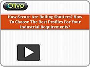 Benefits of the PVC roller shutter