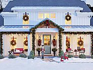 Magical Outdoor Christmas Decorating Ideas for Front Porch
