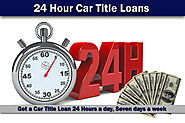 24 Hour Title Loans | Fast Title Lenders