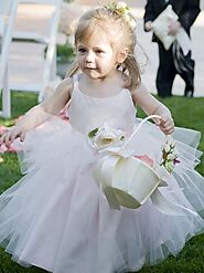 flower girl dresses white