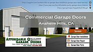 Commercial Garage Doors Anaheim Hills, CA