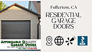 Residential Garage Doors Fullerton, CA