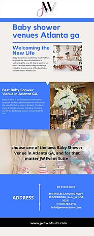 Baby shower venues Atlanta GA