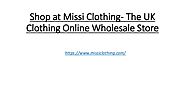 The UK Clothing Online Wholesale Store