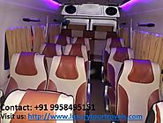 17 Seater Luxury Tempo Traveller Rent in Faridabad