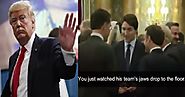 Trump cancelled Press Conference and called Trudeau 2 Faced
