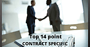 CONTRACT SPECIFIC PERFORMANCE