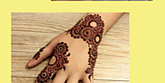 Simple Mehndi Designs For Hands For Beginners | Infographic