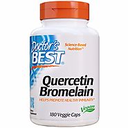Doctor’s Best, Quercetin Bromelain, 180 Veggie Caps