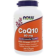 CoQ10 60 mg w/Omega 3 Fish Oils - 240 Softgels - Machoah®