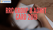 RRC Group D Admit Card 2019 Download RRC Level 1 Hall Ticket