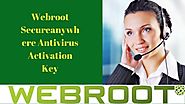 Webroot Secureanywhere Antivirus activation key