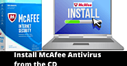 Installing McAfee Antivirus using Compact Disk