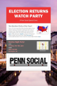 Penn Social’s Election Returns Watch Party