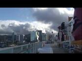 "Disney Wonder" calling at Honolulu, Hawaii and views of beautiful Oahu on May 6, 2012