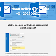 Outlook-account is niet geopend, hoe kan ik dit oplossen?