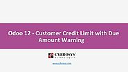 Odoo 12 - Customer Credit Limit with Due Amount Warning