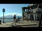 ride northbound on Front Street in Lahaina, Maui, HI from harbor to Honoapiilani Hy. 1080p