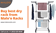This dry rack product of the Malo's carries products for every outdoors man's needs