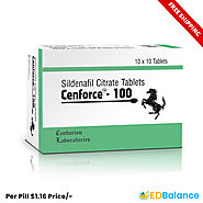 Cenforce 100 for ED | Buy Sildenafil Citrate Tablets 100mg Online at USA
