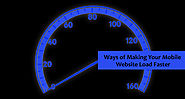Ways of Making Your Mobile Website Load Faster