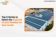 Top Criterias to Select the Capacity of your Rooftop for best results - Novergy Solar