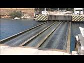 OurTour marvel at the submersible bridge on the Corinth canal, Greece