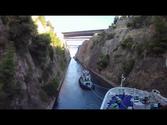 MV FTI BERLIN - CROSSING THE CORINTH CANAL