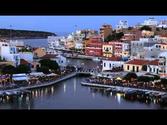 Crete. Agios Nikolaos time-lapses