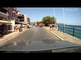 Driving through Agios Nikolaos