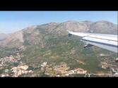 A319 landing at Dubrovnik - Croatia - Cilipi Airport | HD
