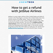 How to get a refund with Jetblue Airlines