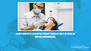 • Family dentists can offer prompt medical help in times of dental emergencies.