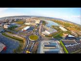 Flying over Koper Slovenia