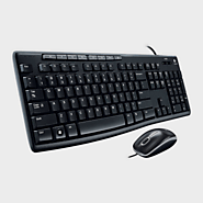 Logitech Mk200 Media Wired Keyboard and Mouse Combo