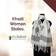 Khadi Dupattas and Stoles Online - Ecotattva