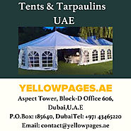 Tents Suppliers UAE Tarpaulin Dealers UAE Tents and Tarpaulins UAE.