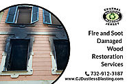 Fire damaged wood restoration services