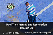 Hire a pool tile cleaning service in Clark, NJ