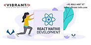 react native app development company in India - Vibrant