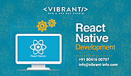 react native development company in India - Vibrant