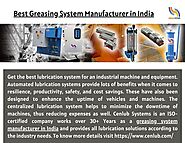 Best Greasing System Manufacturer in India