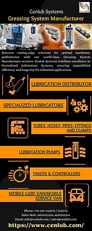 Top Leading Greasing System Manufacturer in India