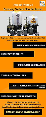 Explore Greasing System Manufacturers in India